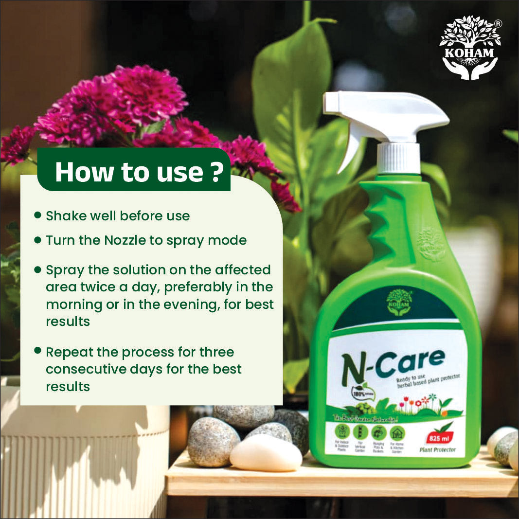 Koham N Care | Plant Protector | Ready To Use | 825 ML Liquid