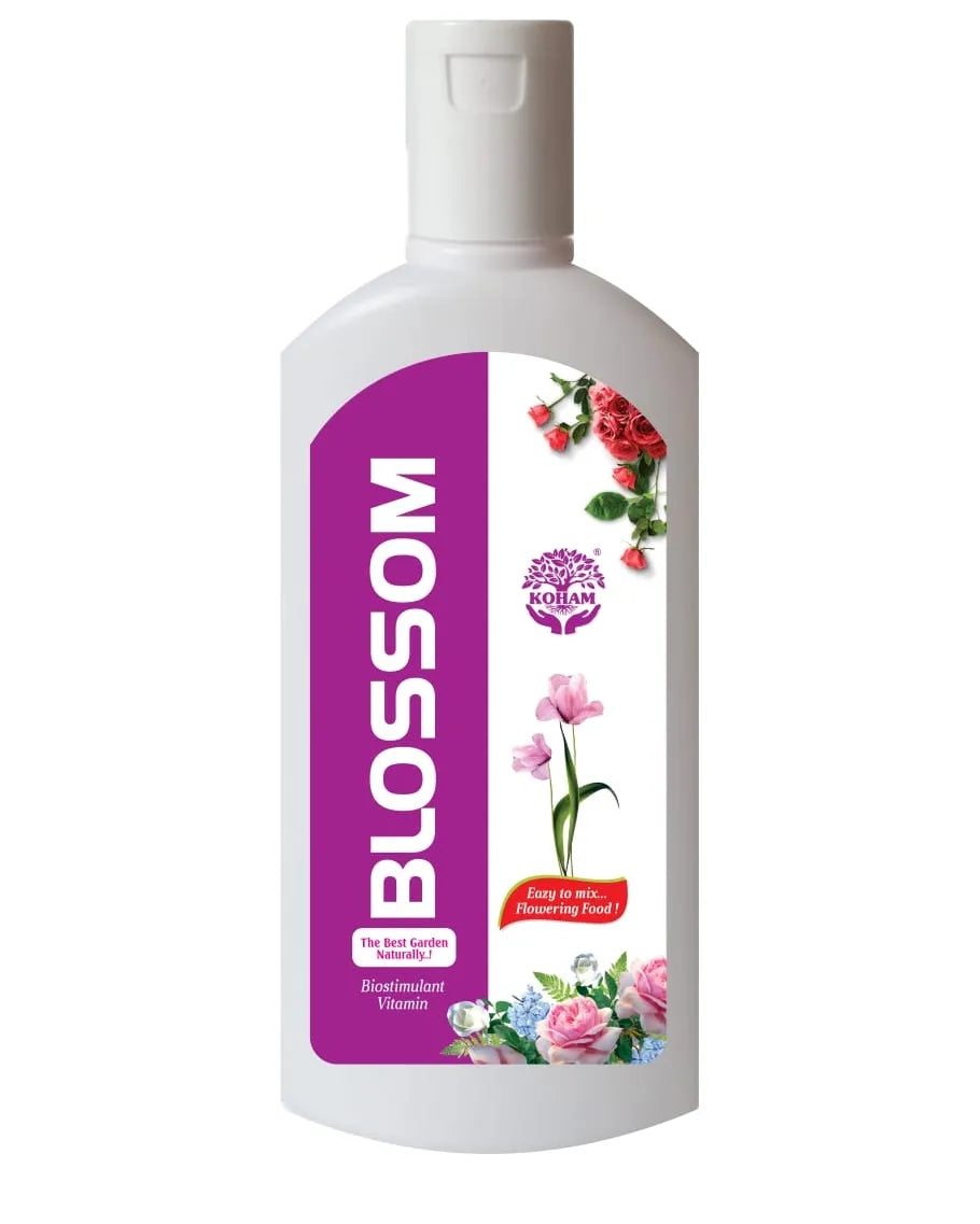 KOHAM BLOSSOM | Indoor and Outdoor Plants | Growth | Flowering | Lush Green | Organic Nutrients | 200 (100 ML X 2)
