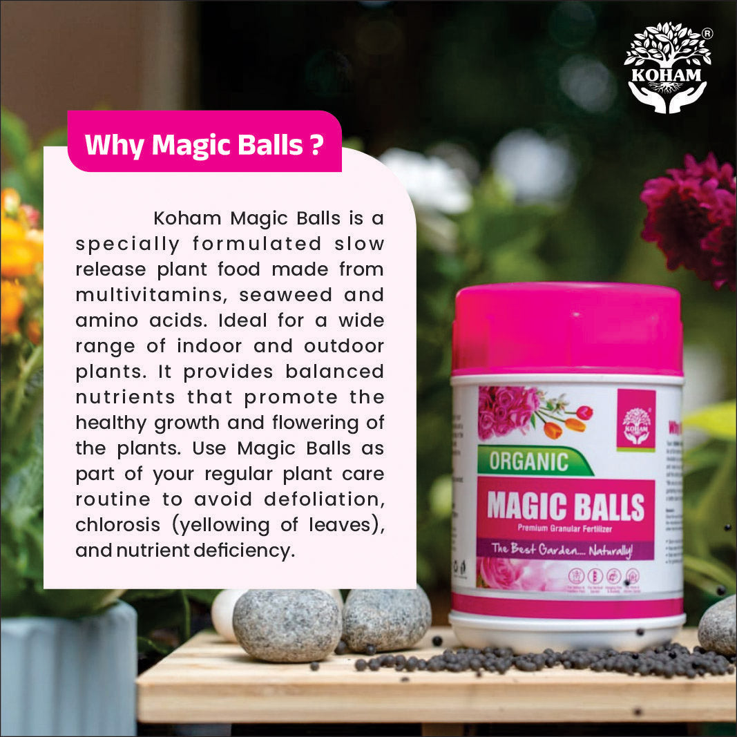 Koham Magic Balls | Granular Plant Growth Promoter | 0.5 KG