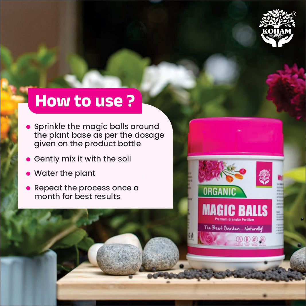 Koham Magic Balls | Granular Plant Growth Promoter | 0.5 KG