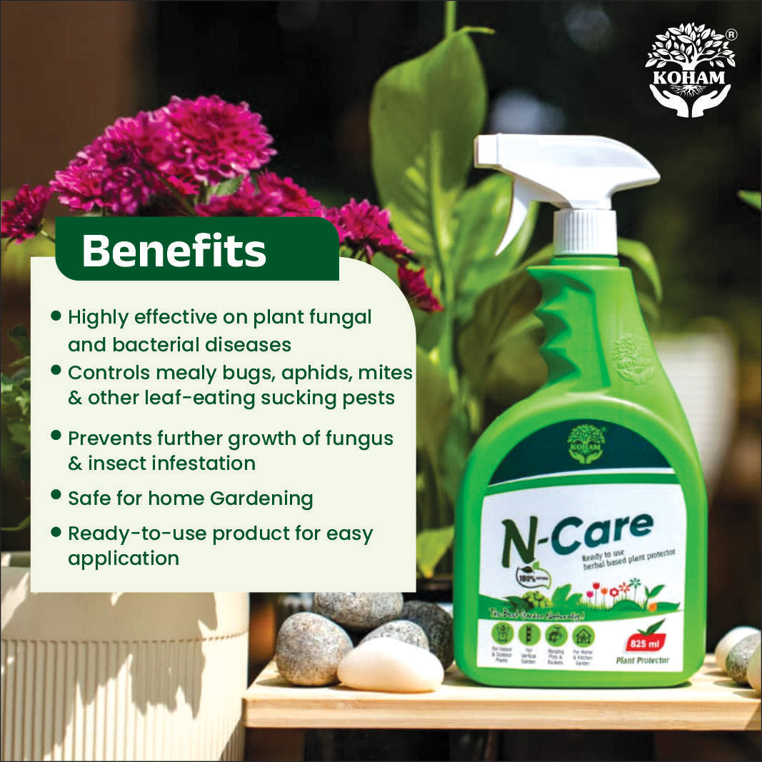 Koham N Care | Plant Protector | Ready To Use | 825 ML Liquid